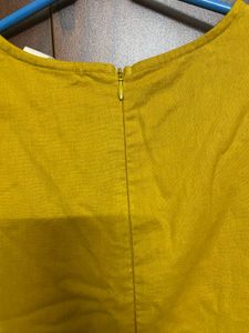 🌻Mustard Embroidered Dress