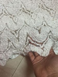Chic White Cold Shoulder Lace Top