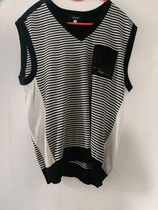 Striped FILA Vest