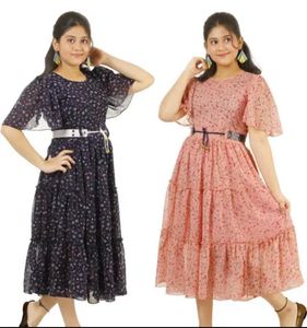 Floral Print frocks (Set of 2)