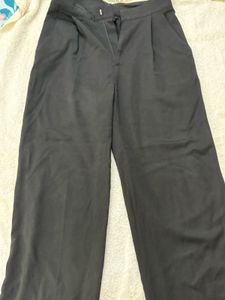 Black Wide-Leg  Formal trouser