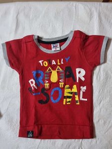 Kids "Roar Awesome" T-Shirt and Shorts Set