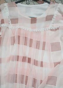 Pretty Pink Pleated Tops