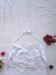 Y2k chatpati halter backless kurti🌙