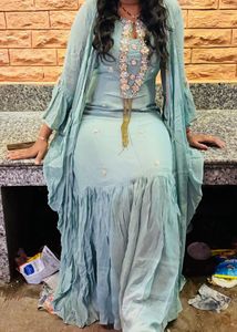 Elegant Blue Ethnic gown