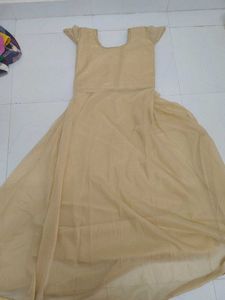 Golden Ethnic Gown
