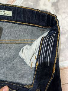 Classic Dark Wash Denim Jeans