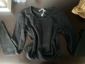 Classic Black Long Sleeve Top