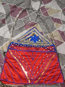 Handmade Beaded Clutch Bag