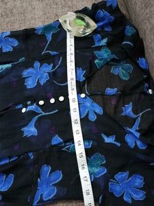 Floral Sheer Top or cape