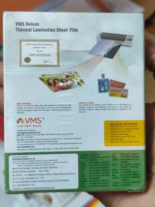 VMS Deluxe Thermal Lamination Sheets 125 Micron
