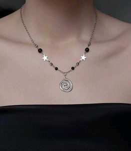 Star & Swirl Pendant Necklace