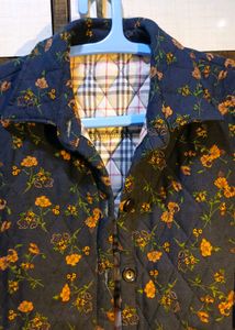 Floral Quilted Coat