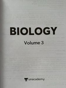 Unacademy Biology Volume 3 for NEET UG