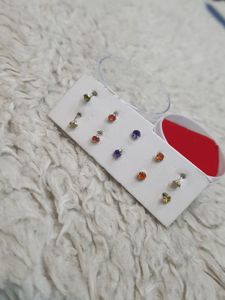 Like  Silver Studs Multi Use (Nose &amp; Ear ) Multico