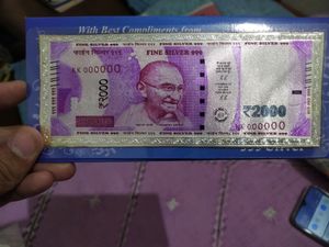 2000 Silver Coin Rupees Fancy