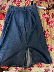 Vintage Denim skirt convertible