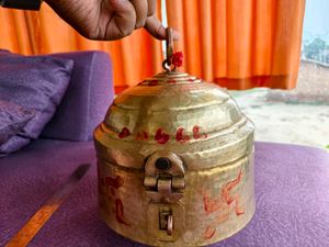 Antique Brass Big Jewellery Box