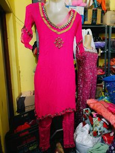 Elegant Pink Kurta Set with Dupatta