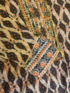 Printed Shirt Collar Pathani Kurta And Salwar