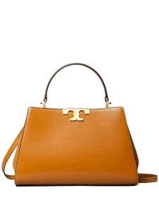 Tory Burch Cream Leather Top Handle Bag