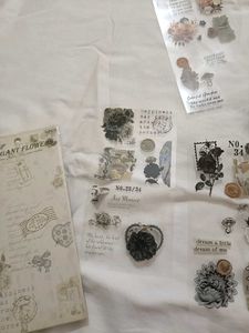 Floral Scrapbook Stickers