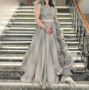 Sparkling Grey Lehenga Choli