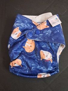 Cute Cat Print Reusable Diaper