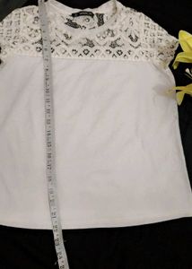 Very Soft Net Neck Shein Crop Top