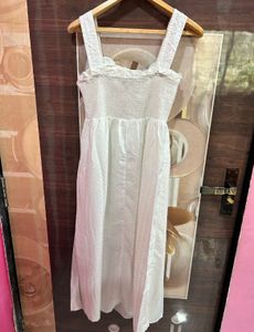 White Smocked Bodice Sundress