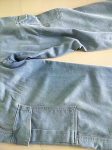 Light Wash Cargo Jeans