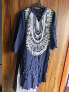 High Low Kurta & Skirt Set