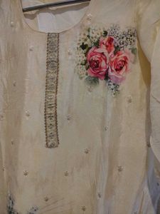 Floral Kurta Set with Dupatta