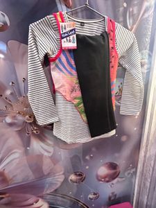 Cute Floral Layered Top