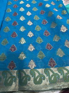 Beautiful Blue  gorgeous Saree