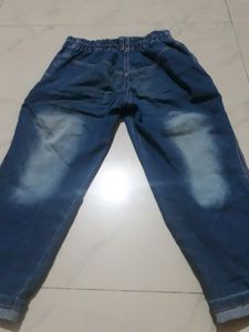 Denim Three Quarter Pant