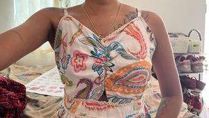 Bohemian Paisley Print Maxi Dress