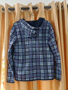 Cozy Plaid Zip-Up Hoodie