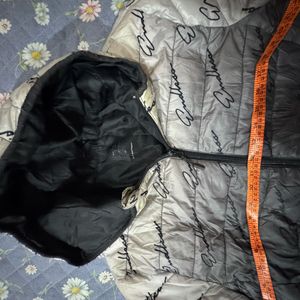 Men's Puffer Jacket with Gradient Design
