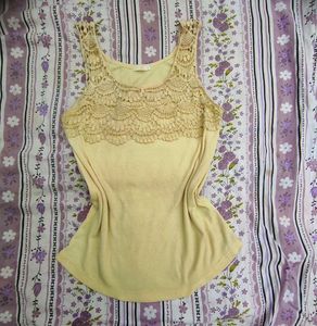 Crochet Detail Tank Top