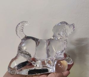 Home Decor/ Dog Glass Statue