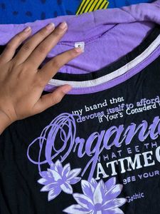 Purple Open Front Cardigan
