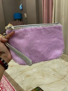 Cute Fluffy Cat Pouch