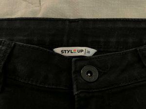StyleUp Black High Waisted Skinny Jeans