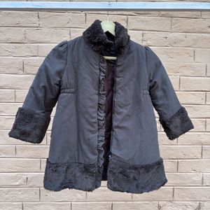 Girls Black Winter Coat