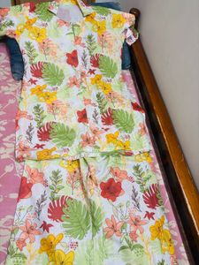 Floral Print Two-Piece Set