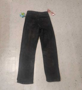 Gray High-Waisted  Jeans