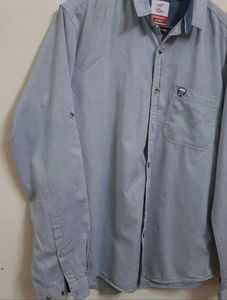 John players Men's Light Blue Shirt