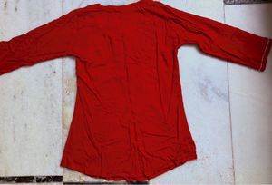 Softness  Tunics Red- Top
