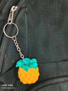 Crochet Pineapple Keychain